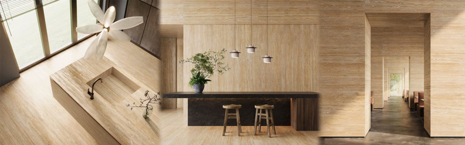 Travertine - Glow Stone Lamps